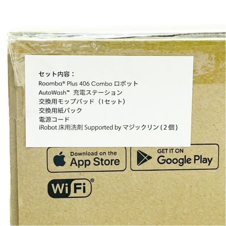 iRobot Roomba ルンバ plus 406 Combo +AutoWash 充電ステーション 未使用品 Roomba plus 406