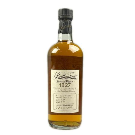  Ballantine's バランタイン ファウンダーズ リザーブ 1827 750ml 未開栓