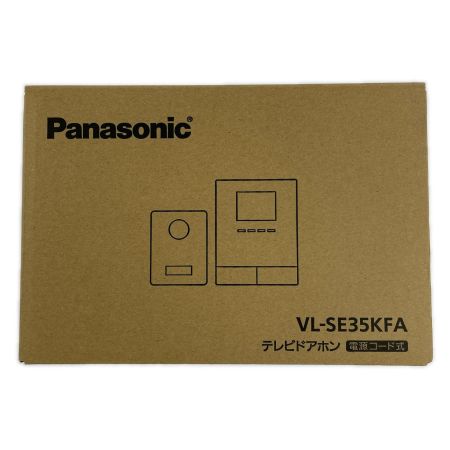  Panasonic パナソニック テレビドアホン 電源コード式 VL-SE35KFA 開封未使用品