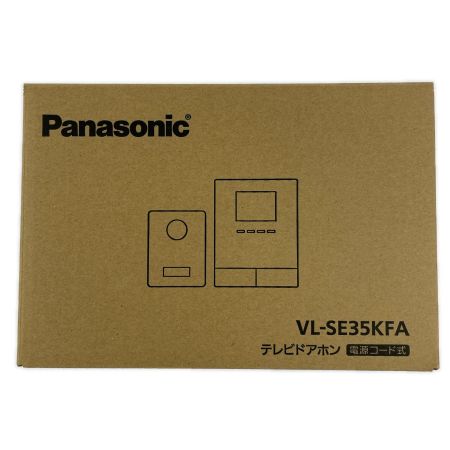  Panasonic パナソニック テレビドアホン 電源コード式 VL-SE35KFA 開封未使用品