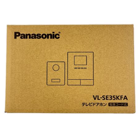  Panasonic パナソニック テレビドアホン 電源コード式 VL-SE35KFA 開封未使用品