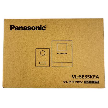  Panasonic パナソニック テレビドアホン 電源コード式 VL-SE35KFA 開封未使用品