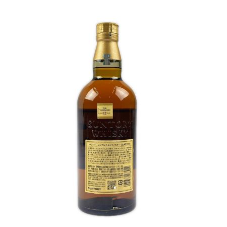 【北海道内限定発送】 YAMAZAKI 山崎/サントリー シングルモルト ウイスキー 山崎 12年 700ml 未開栓