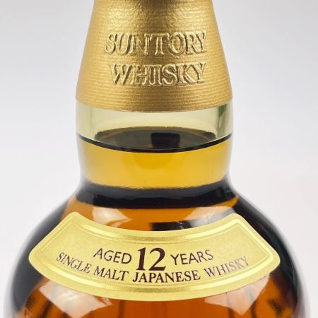 【北海道内限定発送】 YAMAZAKI 山崎/サントリー シングルモルト ウイスキー 山崎 12年 700ml 未開栓