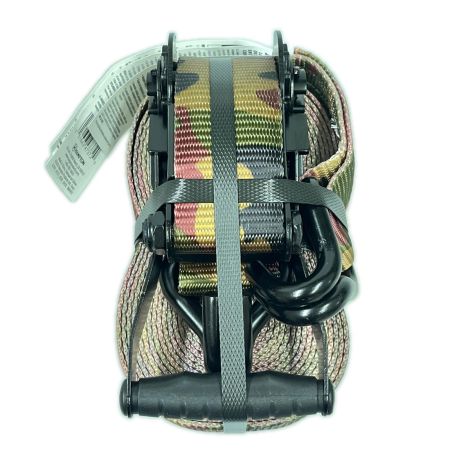  ESCO エスコ ベルト荷締機 ラチェット式 1500kg 50ｍｍｘ8m EA982BC-2B カモフラージュ柄