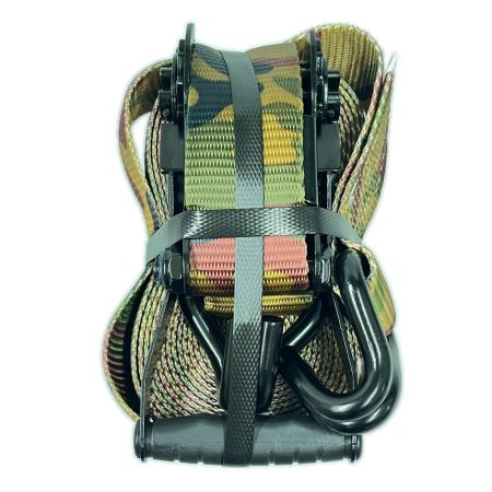  ESCO エスコ ベルト荷締機 ラチェット式 1500kg 50ｍｍｘ8m EA982BC-2B カモフラージュ柄