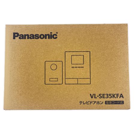  Panasonic パナソニック テレビドアホン 電源コード式 VL-SE35KFA 開封未使用品