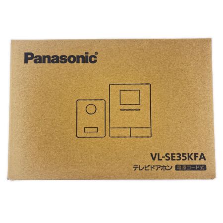  Panasonic パナソニック テレビドアホン 電源コード式 VL-SE35KFA 開封未使用品