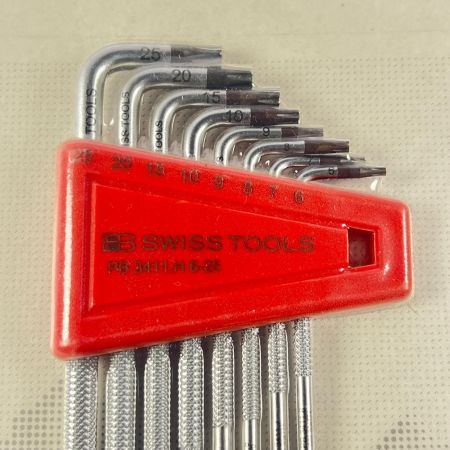 PB SWISS TOOLS スイスツールズ ローレット入L型 ヘクスローブレンチセット 3411.H6-25CN3