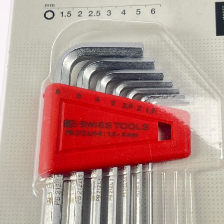  PB SWISS TOOLS スイスツールズ ボール付ロング六角棒レンチセット 212.LH-6CN