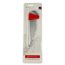 ▽▽ PB SWISS TOOLS スイスツールズ ボール付ロング六角棒レンチセット 212.LH-6CN Sランク