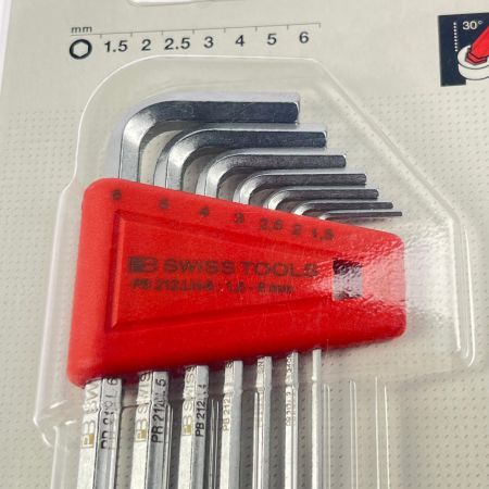 PB SWISS TOOLS スイスツールズ ボール付ロング六角棒レンチセット 212.LH-6CN