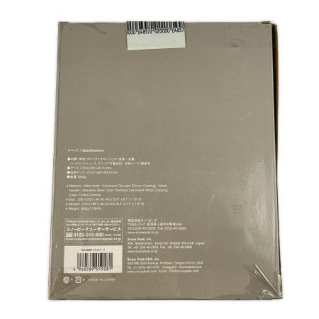  snowpeak スノーピーク ホットサンドクッカー トラメジーノ GR-009R 未開封品