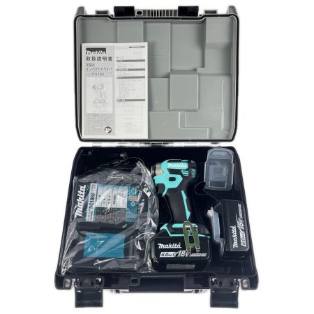 MAKITA マキタ 充電式インパクトドライバ 18V 6.0Ah TD173DGXTB ターコイズブルー