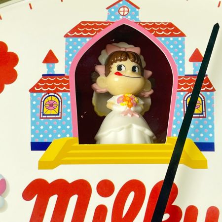 不二家 ペコちゃん ミルキーオリジナルからくり時計 ミルキー発売60周年記念 当選品