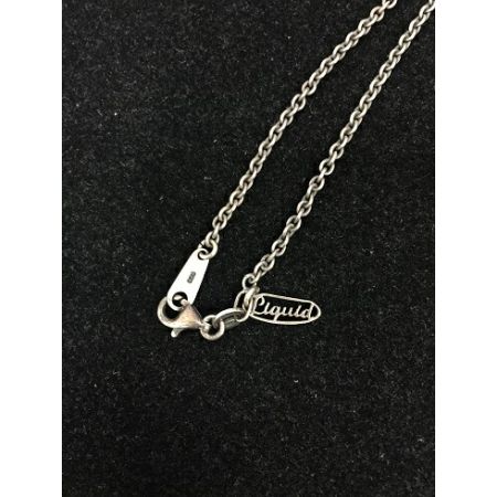  Liquid メンズアクセサリー シルバー ネックレス グリーン×イエロー