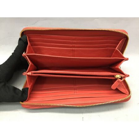  COACH コーチ ラウンドファスナー長財布 マディソンツイストレザー F49609 レッド