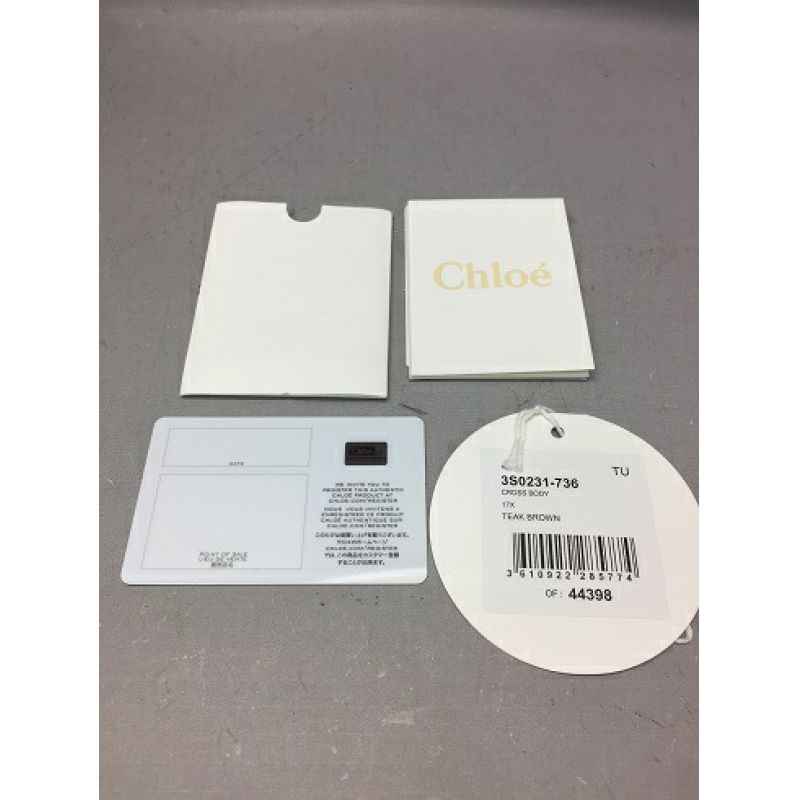 中古】 Chloe クロエ ショルダーバッグ ヴァネッサ ブラウン