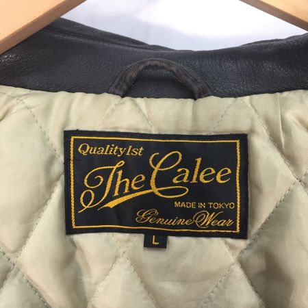  CALLE コーデュロイジャケット 襟レザー SIZE L グレー