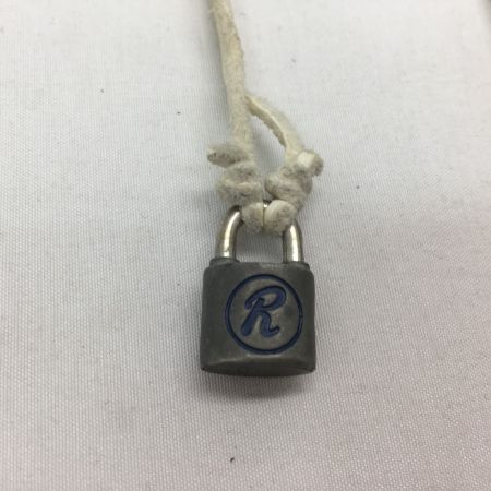  UNDERCOVER アンダーカバ－ 15SS Rロゴ SID シド 南京錠 レザーネックレス
