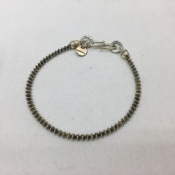 ▼▼ FANTASTIC MAN ビーズブレスレット シルバー Bランク