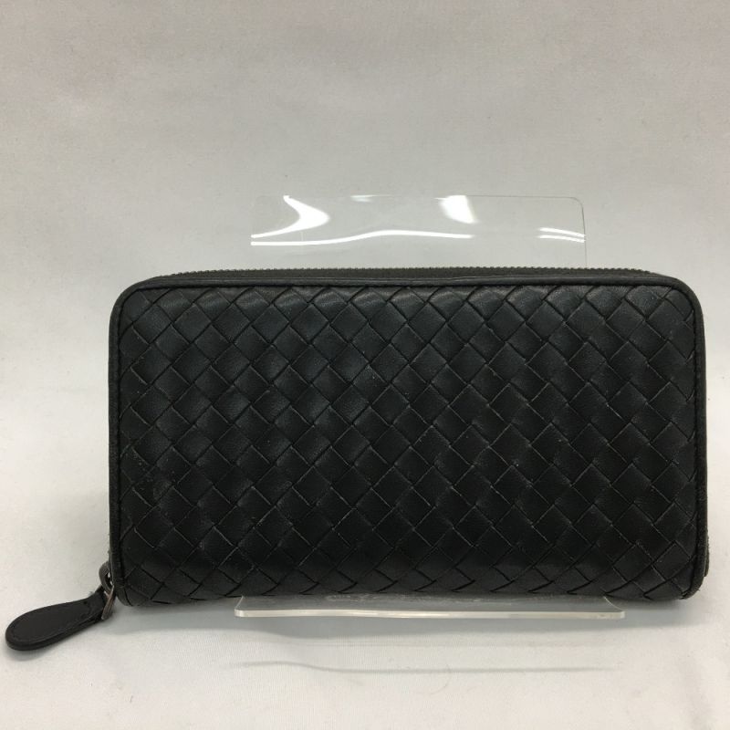 中古】 BOTTEGA VENETA ボッテガヴェネタ メンズ長財布 ラウンド