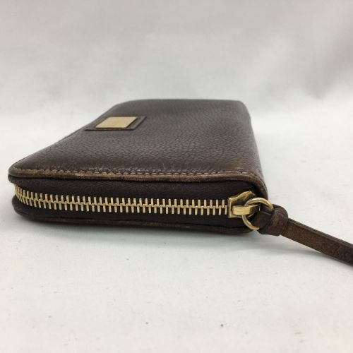 中古 Dolce Gabbana ドルチェアンドガッバーナ メンズ 長財布 ラウンドファスナー ブラウン Bランク なんでもリサイクルビッグバン オンラインショップ
