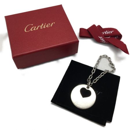 ▼▼ Cartier カルティエ キーホルダー キーリング バッグチャーム  T1268 Bランク