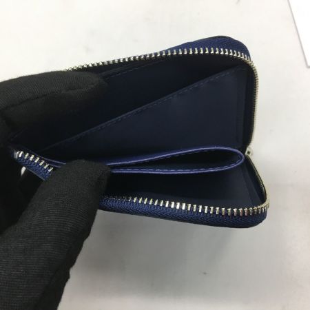  PELLE MORBIDA L字ファスナー コンパクトウォレット Barca バルカ PMO-BAJ13 ネイビー