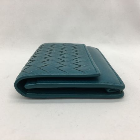  BOTTEGA VENETA ボッテガヴェネタ 名刺入れ カードケース イントレチャート ブルー