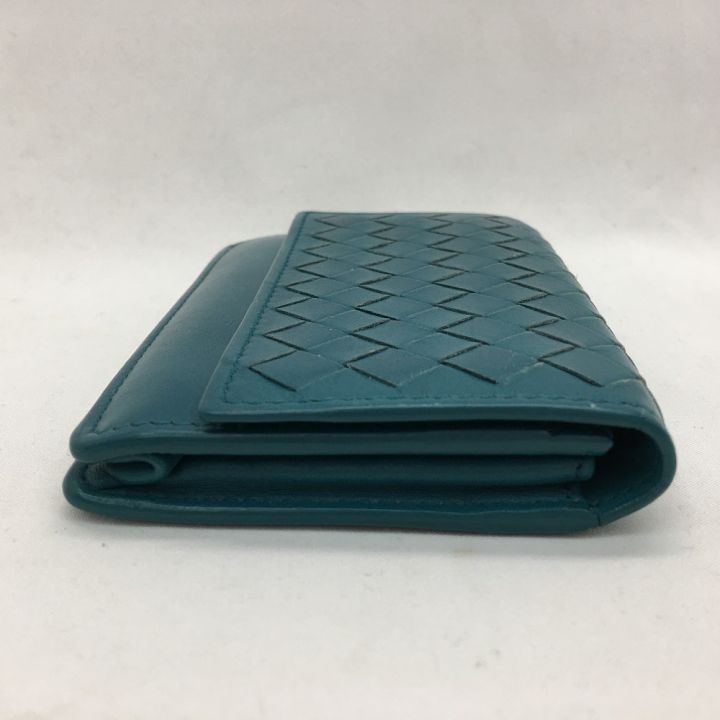 【レア✨】BOTTEGA VENETA イントレチャート 名刺入れ ブルー 青 Bottega Veneta ボッテガヴェネタ 名刺入れ 青 レア✨】BOTTEGA VENETA