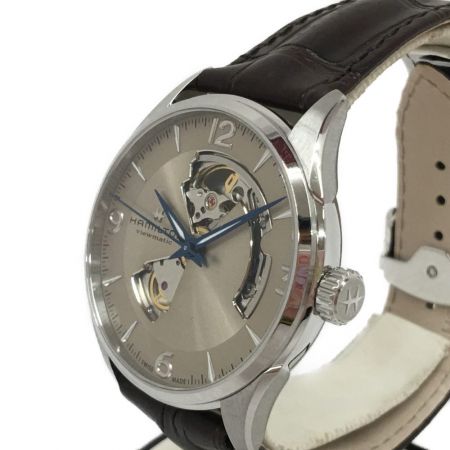  HAMILTON ハミルトン メンズ腕時計 自動巻き ジャズマスター ビューマチックオープンハート H327050