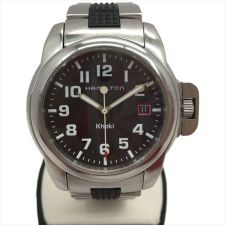 中古】 HAMILTON ハミルトン バグリー H123510 シルバー クォーツ