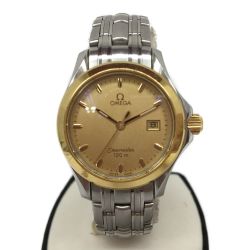 ▼▼ OMEGA オメガ レディース腕時計 クオーツ シーマスター デイト 120QZ Aランク