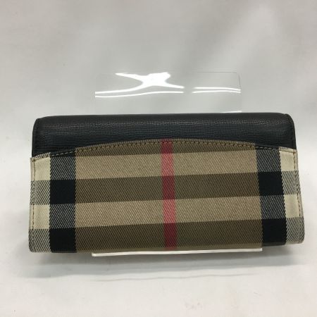 中古】 BURBERRY バーバリー レディース 長財布 ハウスチェック