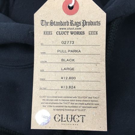  CLUCT クラクト PULL PARKA パーカー LRAGE ＳIZE × BOYZ N THE HOOD 02773 ブラック