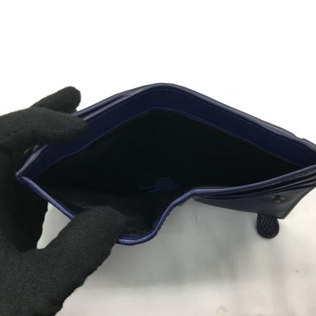  BOTTEGA VENETA ボッテガヴェネタ 二つ折り財布 イントレチャート コンパクトウォレット  パープル