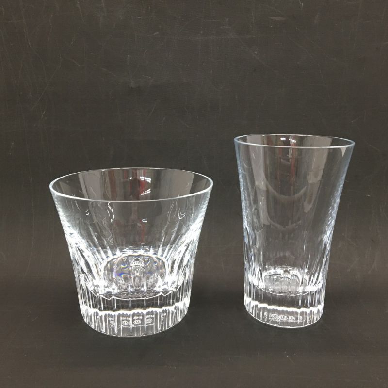 中古】 Baccarat バカラ フィオラ 2018 ロックグラス&タンブラー 2P