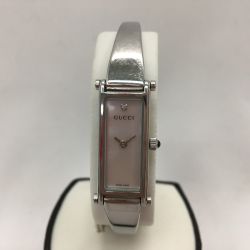 ▼▼ GUCCI グッチ レディース腕時計 クオーツ ピンクシェル ブレスウォッチ 1500L Bランク