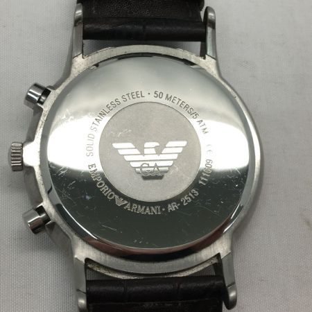  EMPORIO ARMANI エンポリオアルマーニ メンズ腕時計 クオーツ クロノグラフ レナート AR-2513