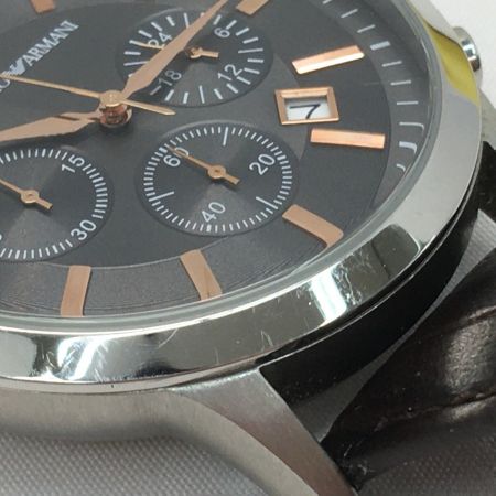  EMPORIO ARMANI エンポリオアルマーニ メンズ腕時計 クオーツ クロノグラフ レナート AR-2513