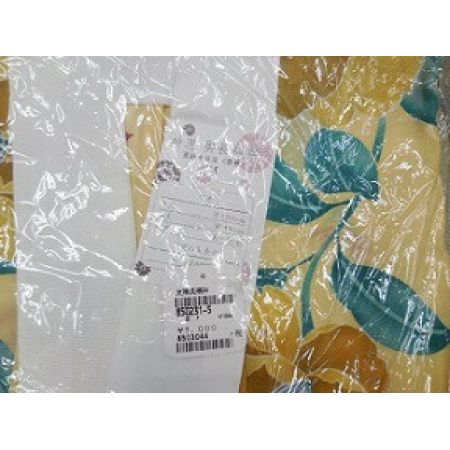   香乃逢 canoa 袷きもの 小紋 特選 友禅長襦袢 セット お仕立て上がり 青ｘクリームｘ金ｘ菊