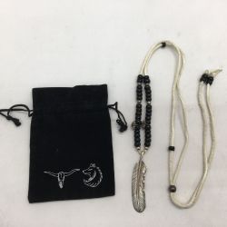 ▼▼ TADY&KING メンズアクセサリー SILVER925 フェザー ネックレス Bランク