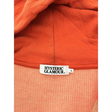  Hysteric Glamour ヒステリックグラマ メンズ ジップパーカー L オレンジ