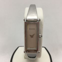 ▼▼ GUCCI グッチ レディース腕時計 クオーツ ホワイト ブレスウォッチ  1500L Bランク