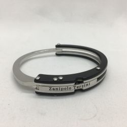 ▼▼ Zanipolo Terzini サージカルステンレス製 バングル ブレスレット  ZTB1807 ブラック Bランク