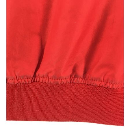  stussy ステューシ メンズ ナイロンジャケット M 劣化あり ネイビー×レッド