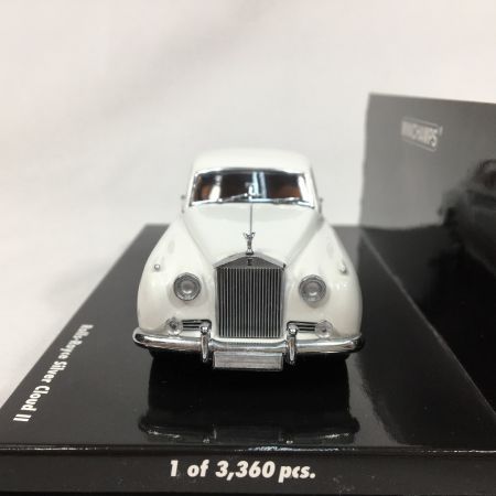  MINICHAMPS ミニカー 1/43 ロールスロイス シルバー クラウド2 ホワイト