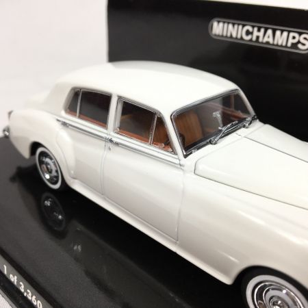  MINICHAMPS ミニカー 1/43 ロールスロイス シルバー クラウド2 ホワイト