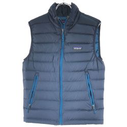 ▼▼ Patagonia パタゴニア メンズ　ダウンベスト ネイビー Aランク